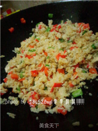 简易版：时蔬炒饭的做法步骤：8
