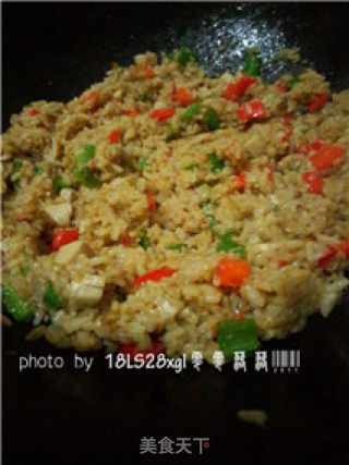 简易版：时蔬炒饭的做法步骤：9