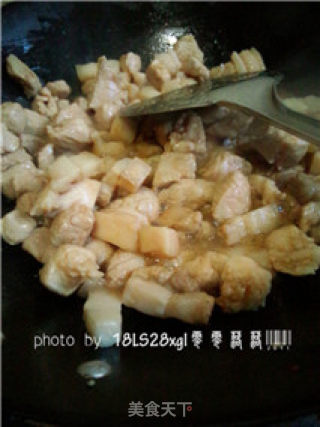 泡椒版：土豆烧肉的做法步骤：6