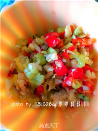 泡椒肉末鸭血的做法步骤：4