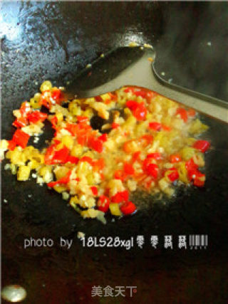 泡椒肉末鸭血的做法步骤：8