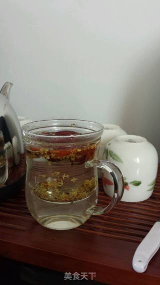 桂花红枣枸杞茶的做法步骤：5