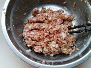 洋葱肉饼的做法步骤：2