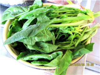 宝宝营养餐------山药菠菜糊的做法步骤：2
