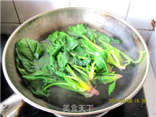 宝宝营养餐------山药菠菜糊的做法步骤：3