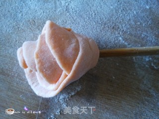 玫瑰花馒头的做法步骤：9