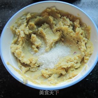 地瓜泥煎饼的做法步骤：4