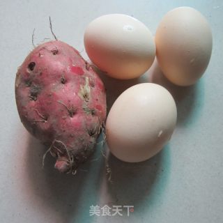 地瓜丝炒蛋的做法步骤：1