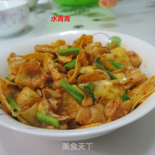 干萝卜炒蛋皮的做法步骤：9