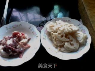 瘦肉呛莲藕的做法步骤：3