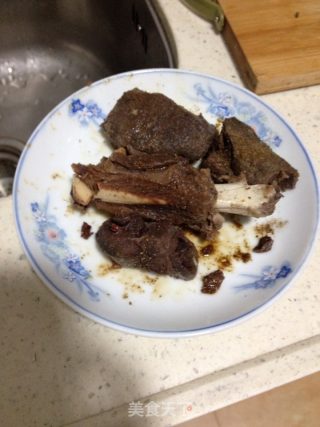 香煎羊腿肉的做法步骤：4