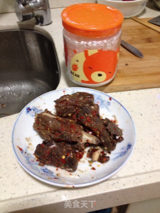 香煎羊腿肉的做法步骤：6