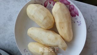 自制零食炸薯片的做法步骤：1