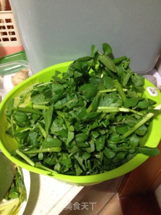 西洋菜的做法步骤：2
