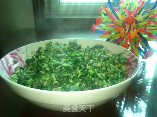 韭菜末炒鸡蛋的做法步骤：4