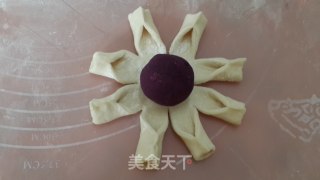 紫薯菊花包的做法步骤：12