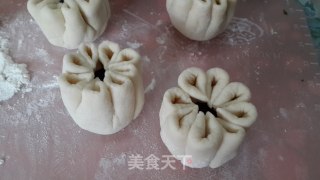紫薯菊花包的做法步骤：13