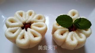 紫薯菊花包的做法步骤：16