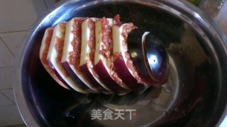 肉馅蒸茄子的做法步骤：4