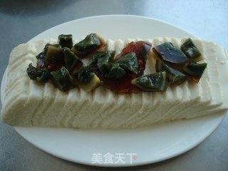 松花拌豆腐的做法步骤：3