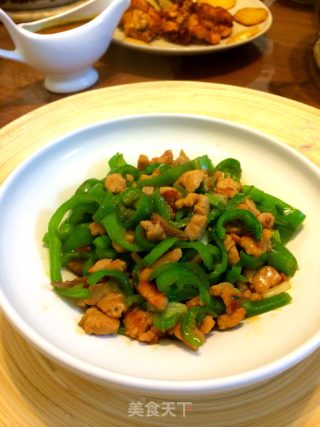 尖椒炒肉粒的做法步骤：12
