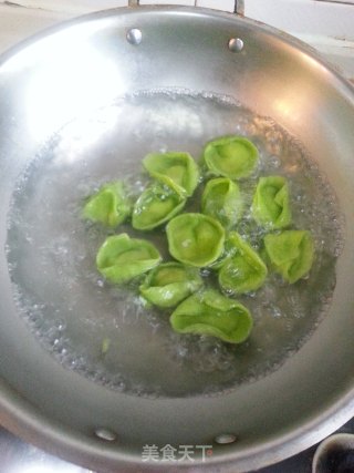 翡翠馄饨的做法步骤：10