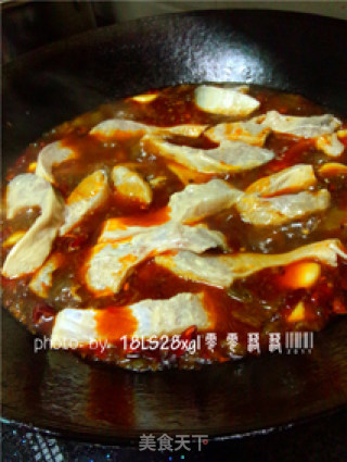川菜：水煮鱼的做法步骤：16