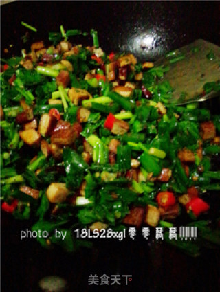 私房菜：韭菜炒豆干的做法步骤：9