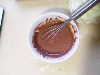 6寸可可戚风蛋糕的做法步骤：3