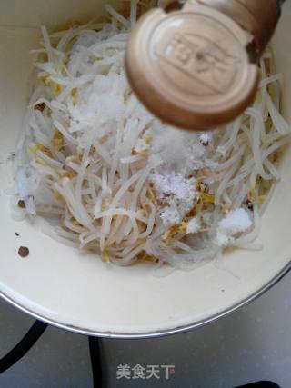 凉拌豆芽粉的做法步骤：7