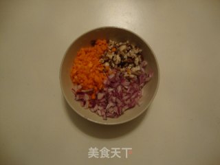 西米肉丸子的做法步骤：2