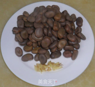 葱香嫩胡豆的做法步骤：2