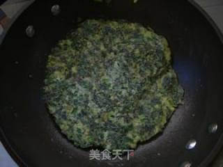 艾草煎蛋的做法步骤：8