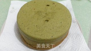 抹茶蛋糕的做法步骤：16