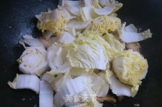 鸡汁香菇炒白菜的做法步骤：6