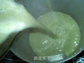 绿桑百合豆浆的做法步骤：9
