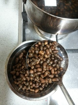 炝炒山药豆的做法步骤：1