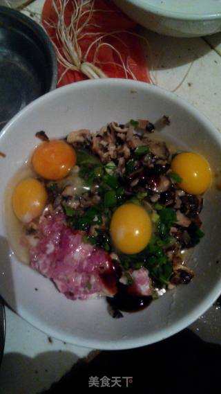香菇鸡蛋肉饼的做法步骤：6