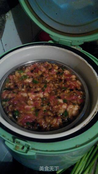 香菇鸡蛋肉饼的做法步骤：8