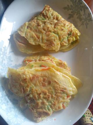 蔬菜煎饼的做法步骤：10