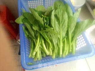 清炒菜心的做法步骤：1