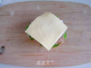 【双层猪肉堡】--- 营养极其全面的早餐的做法步骤：10