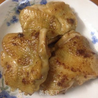 香煎孜然鸡扒肉的做法步骤：5