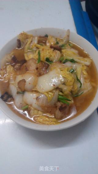 腊肉炒白菜的做法步骤：7