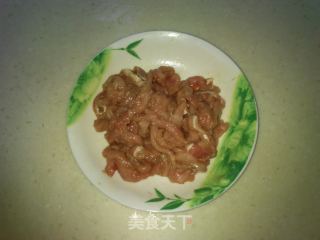 豆角炒肉丝的做法步骤：2