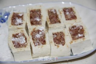 煎酿豆腐的做法步骤：4