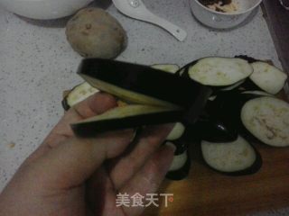 炸茄盒的做法步骤：4
