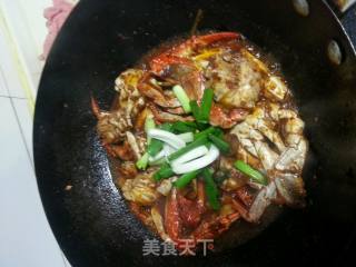 香辣螃蟹的做法步骤：9
