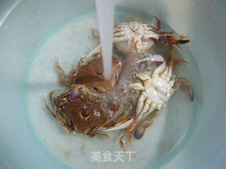 花蟹炒夜开花的做法步骤：4