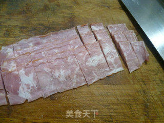 黑胡椒培根炒土豆的做法步骤：4